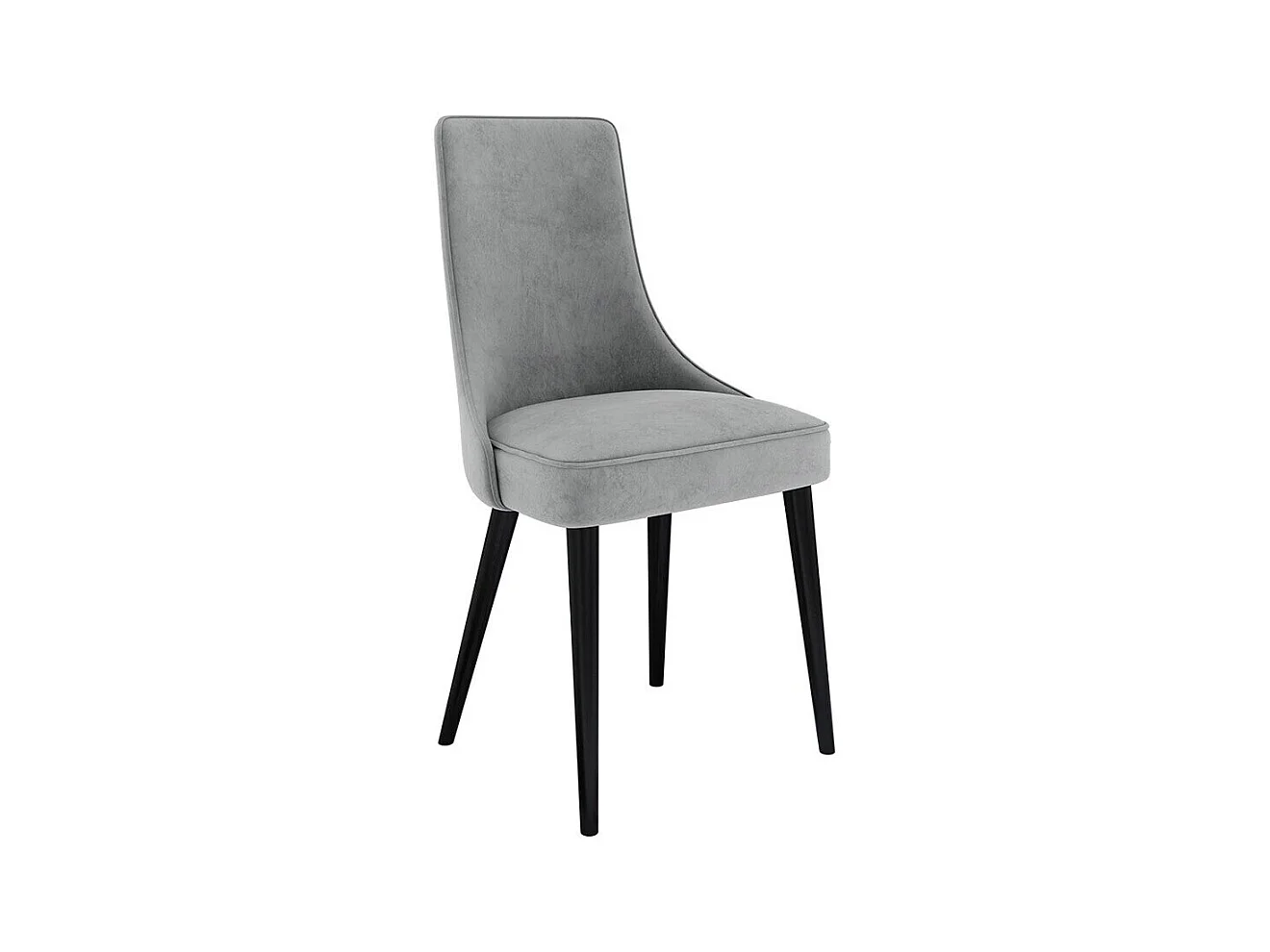 Chaise Jackson 107, 89x46x50cm, Tapisserie, Métallique, Bois