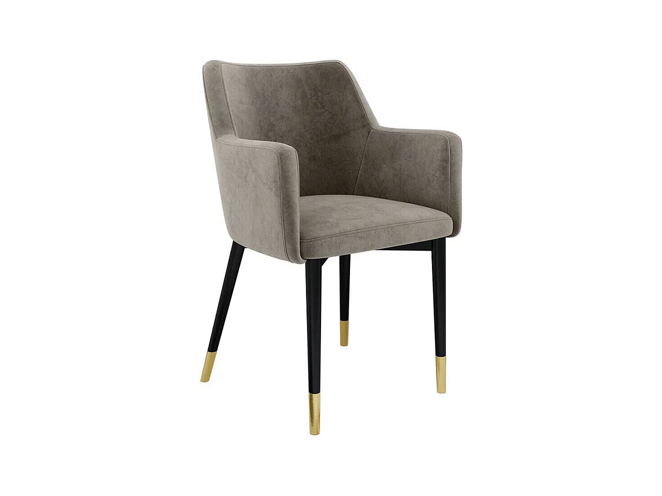Chaise Jackson 108, 83x57x50cm, Tapisserie, Métallique, Bois