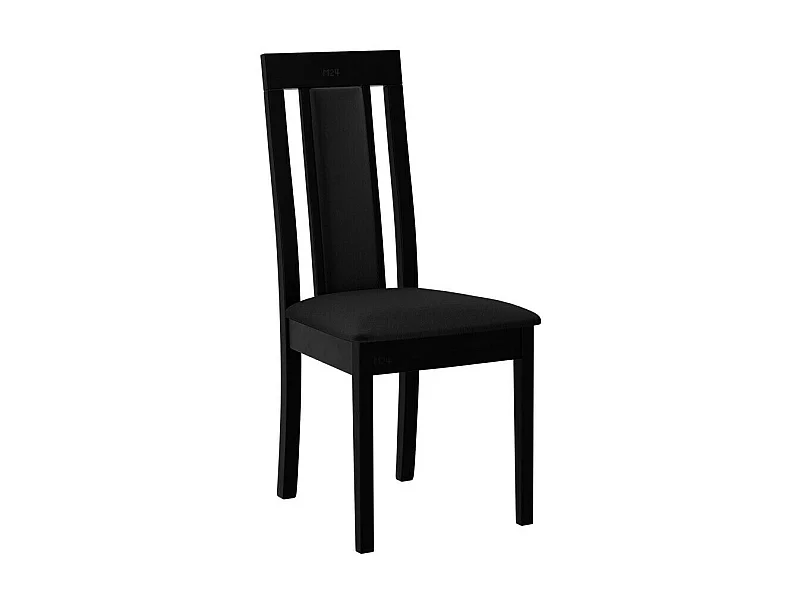 Silla Victorville 342, Negro, 96x45x41cm, Tapiz, De madera, Madera