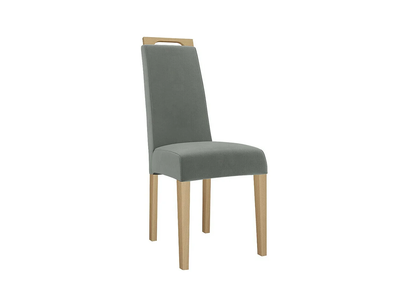 Chaise Sparks 199, Gris|Hêtre, 100x39x59cm, Tapisserie, En bois, Bois