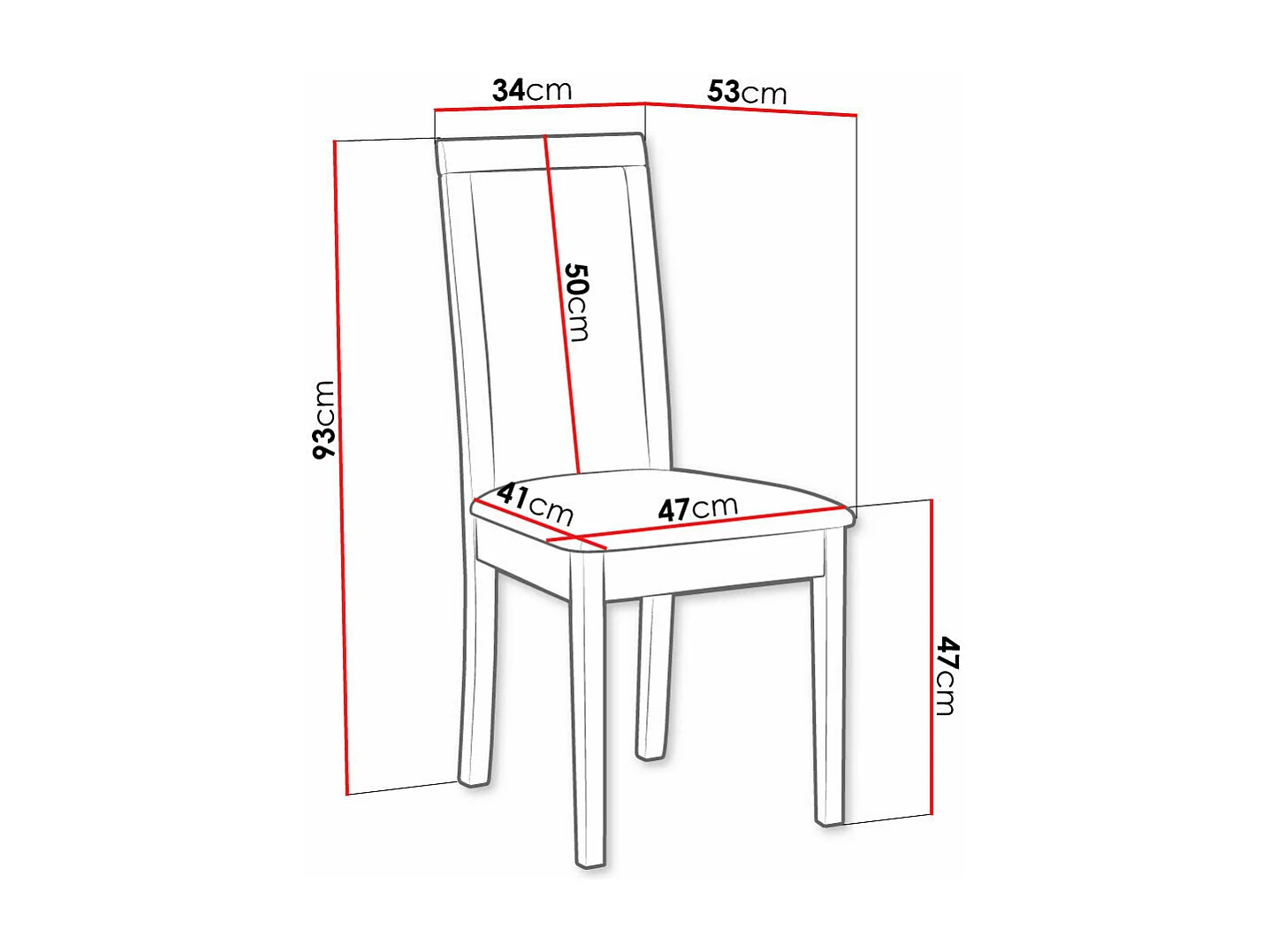 Silla Victorville 343, Nogal|Azul, 93x45x41cm, Tapiz, De madera, Madera