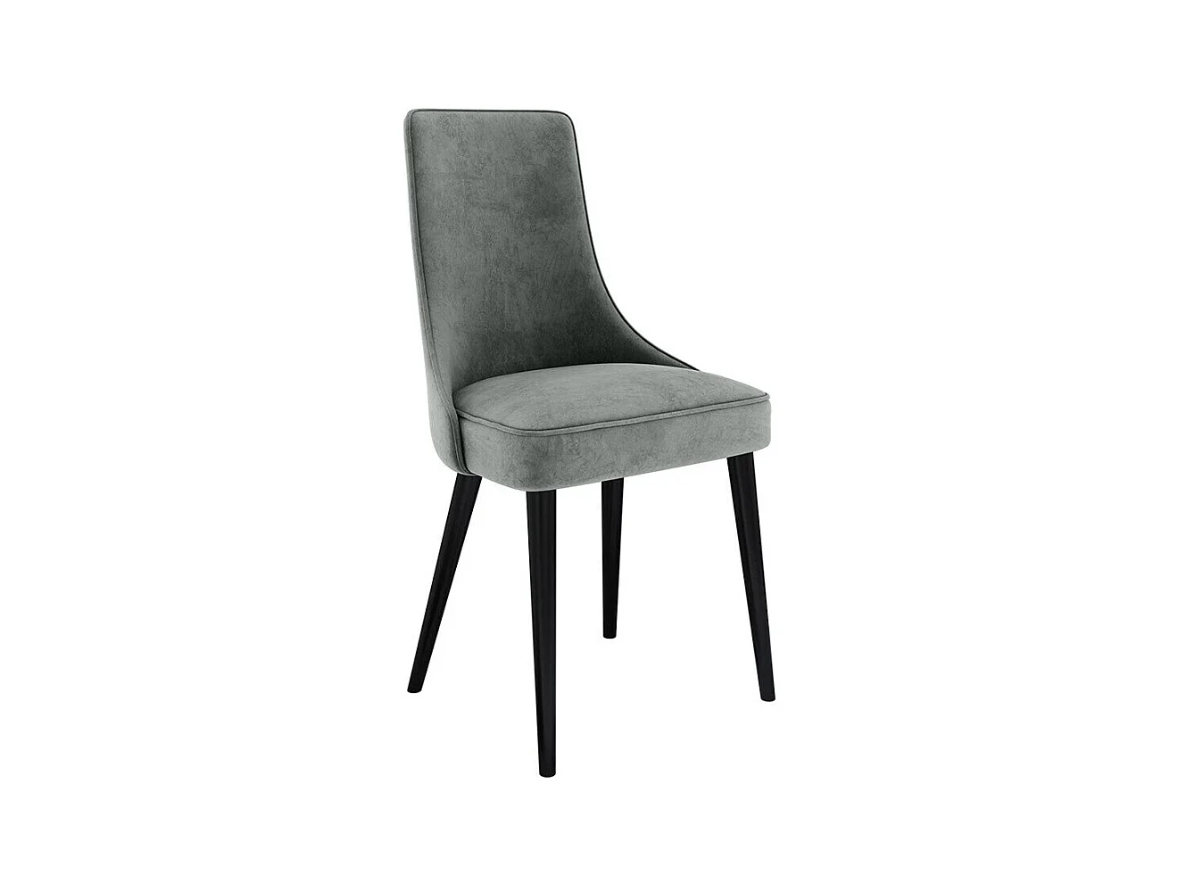 Chaise Jackson 107, 89x46x50cm, Tapisserie, Métallique, Bois