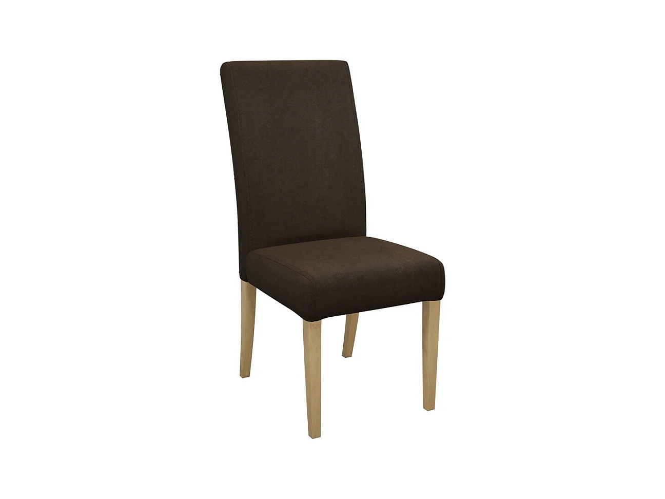 Chaise Sparks 184, Sonoma chêne|Brun foncé, 105x45x42cm, Tapisserie, En bois, Bois