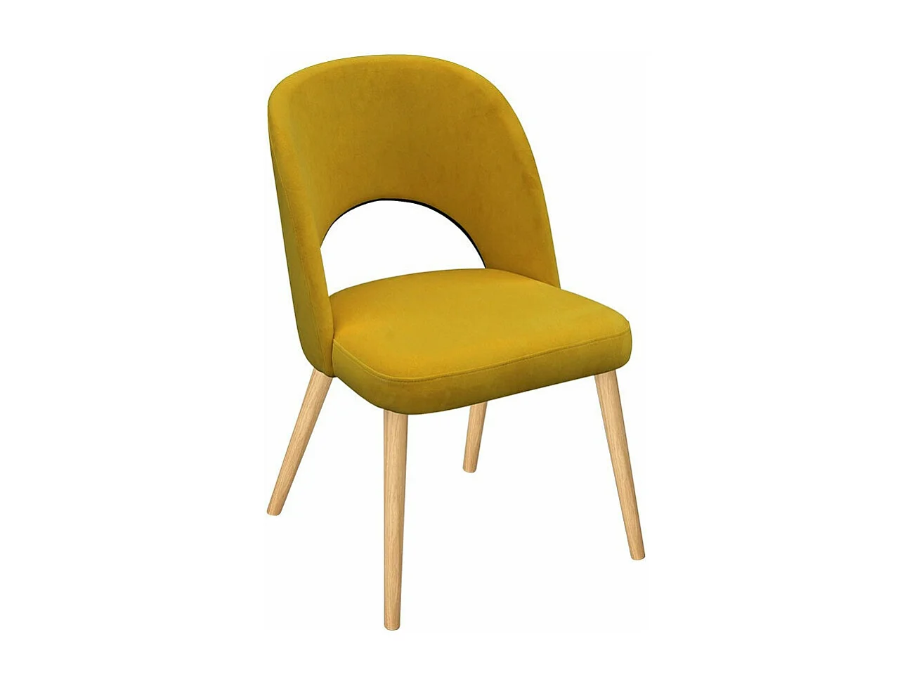 Silla Sparks 197, Haya, 81x50x44cm, Tapiz, De madera, Polymadera|Madera