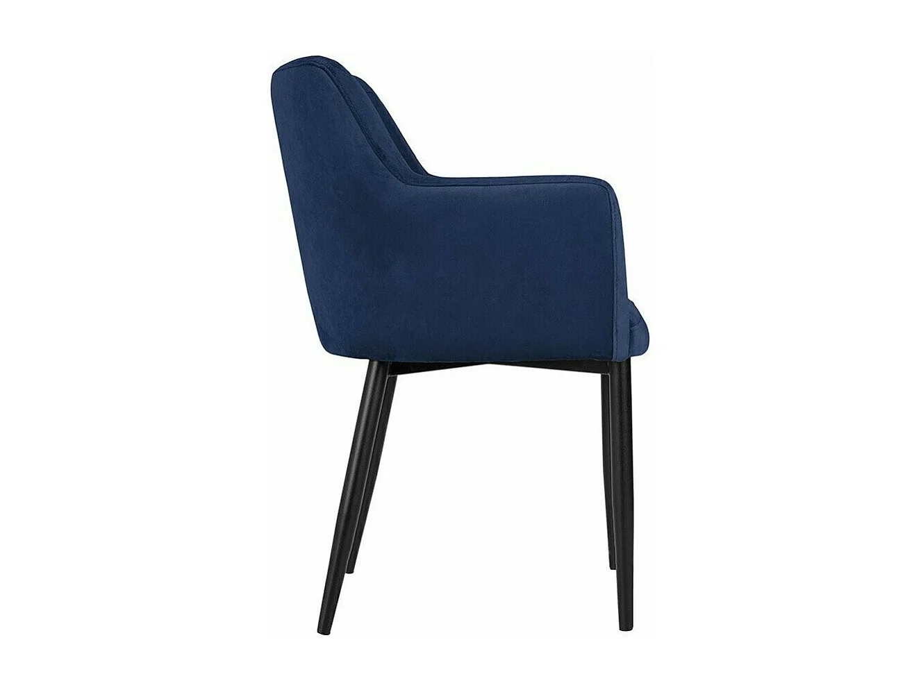 Chaise Jackson 108, 83x57x50cm, Tapisserie, Métallique, Bois