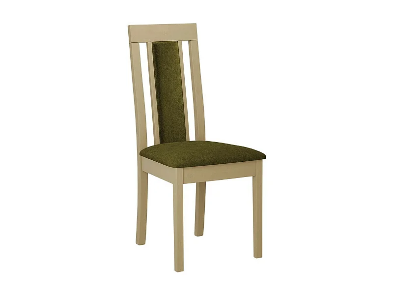 Silla Victorville 342, Roble Sonoma|Verde, 96x45x41cm, Tapiz, De madera, Madera