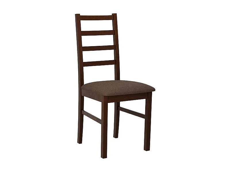 Silla Victorville 171, Nuez|Marrón, 94x43x40cm, Tapiz, De madera, Madera