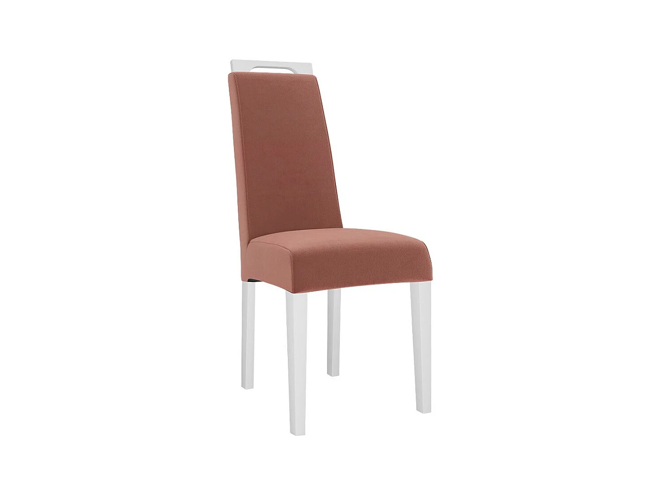 Chaise Sparks 199, Blanc|Bordeaux, 100x39x59cm, Tapisserie, En bois, Bois