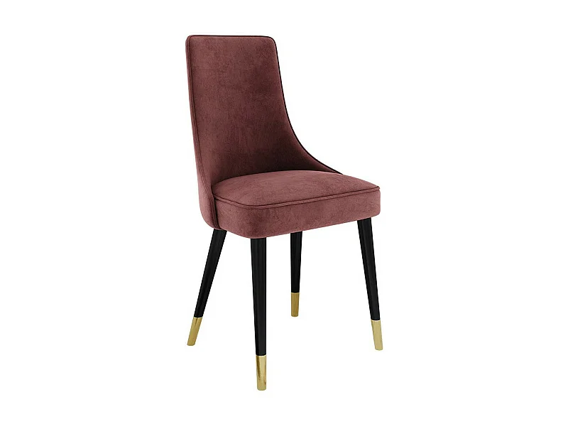 Chaise Jackson 107, 89x46x50cm, Tissu, Métallique, Bois