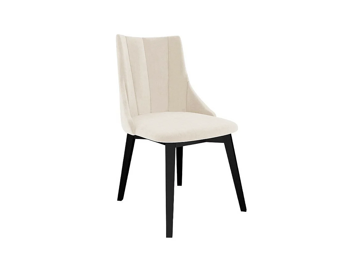 Chaise Racine 114, 85x53x56cm, Tapisserie, En bois, Stratifié
