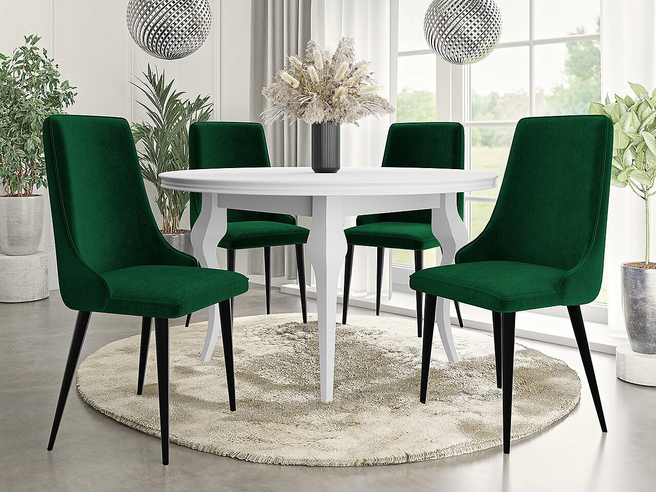 Silla Jackson 106, 91x48x55cm, Tapiz, Metálico, Madera