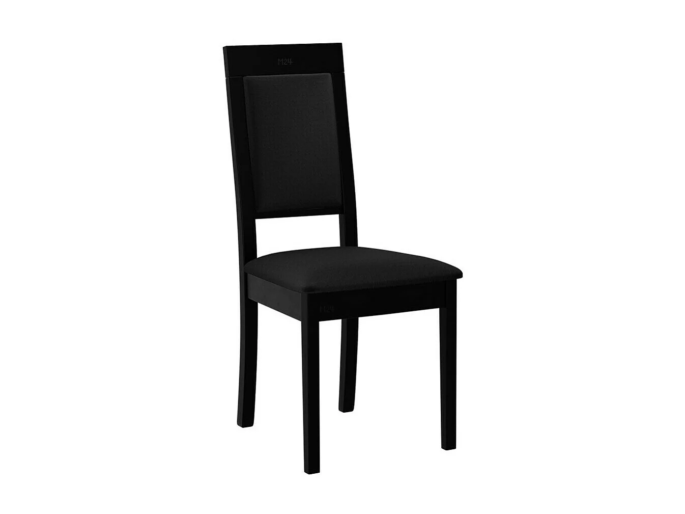 Silla Victorville 340, Negro, 93x47x43cm, Tapiz, De madera, Madera