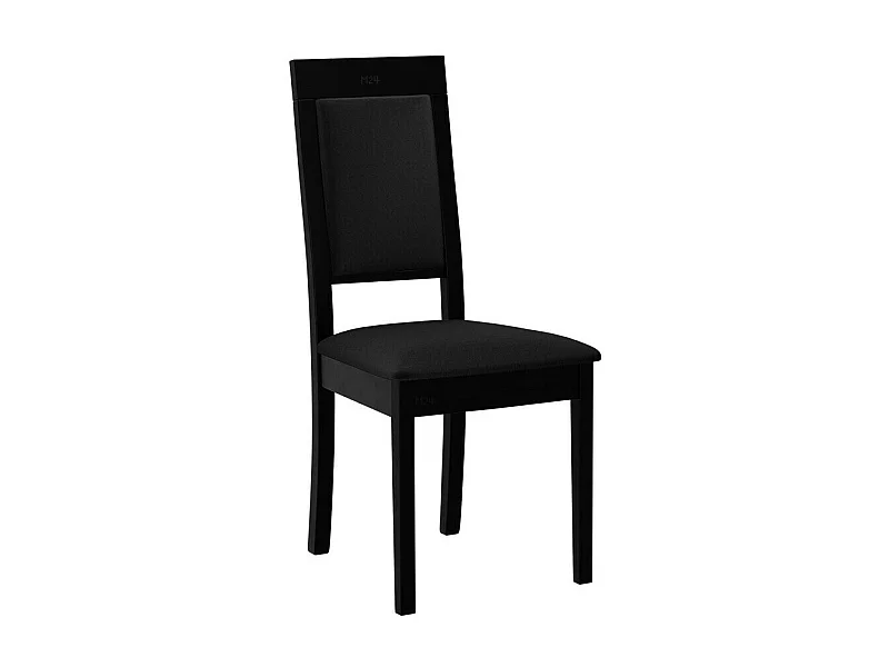 Silla Victorville 340, Negro, 93x47x43cm, Tapiz, De madera, Madera