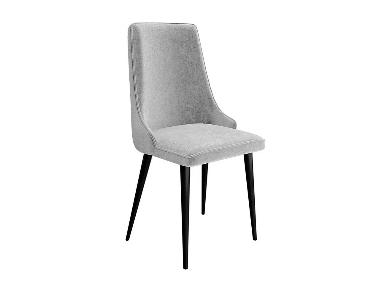 Chaise Jackson 106, 91x48x55cm, Tapisserie, Métallique, Bois