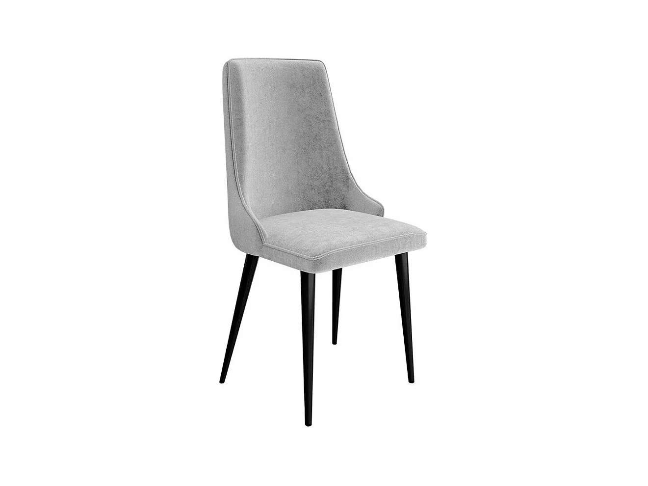 Chaise Jackson 106, 91x48x55cm, Tapisserie, Métallique, Bois