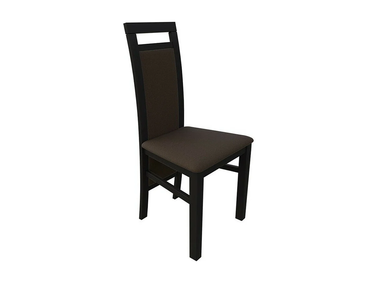 Chaise Sparks 100, 97x46x40cm, Tissu, En bois, Bois