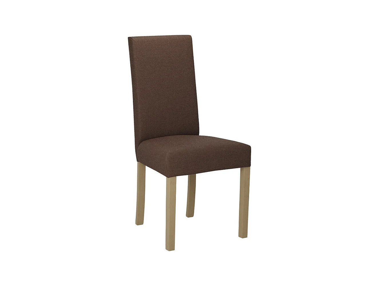 Chaise Victorville 160, Sonoma chêne|Marron, 97x45x41cm, Tapisserie, En bois, Bois