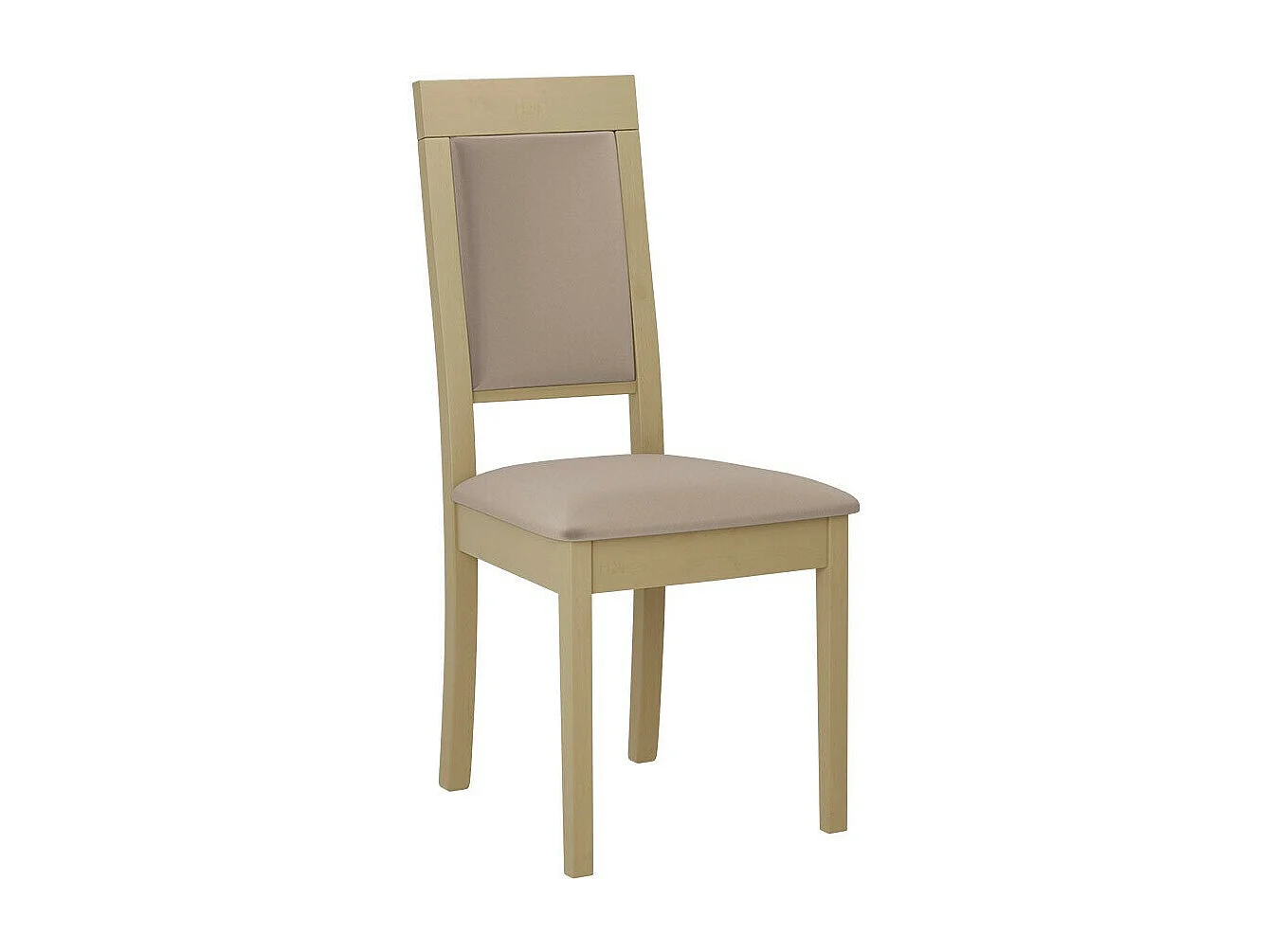 Chaise Victorville 340, Sonoma chêne|Brun clair, 93x47x53cm, Tissu, En bois, Bois