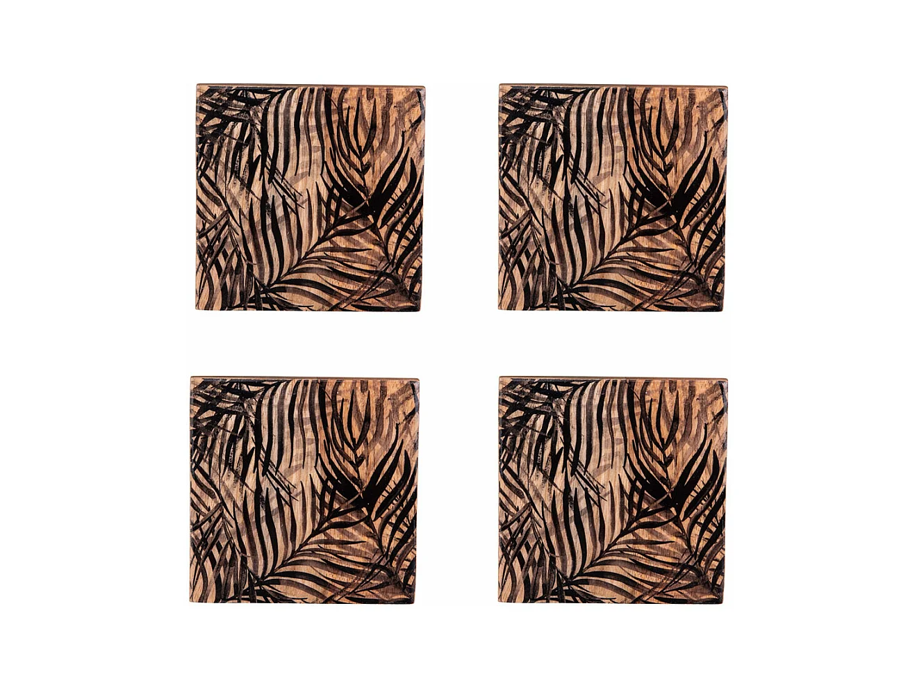 Set de 4 dessous de verre Phoenix 10cm