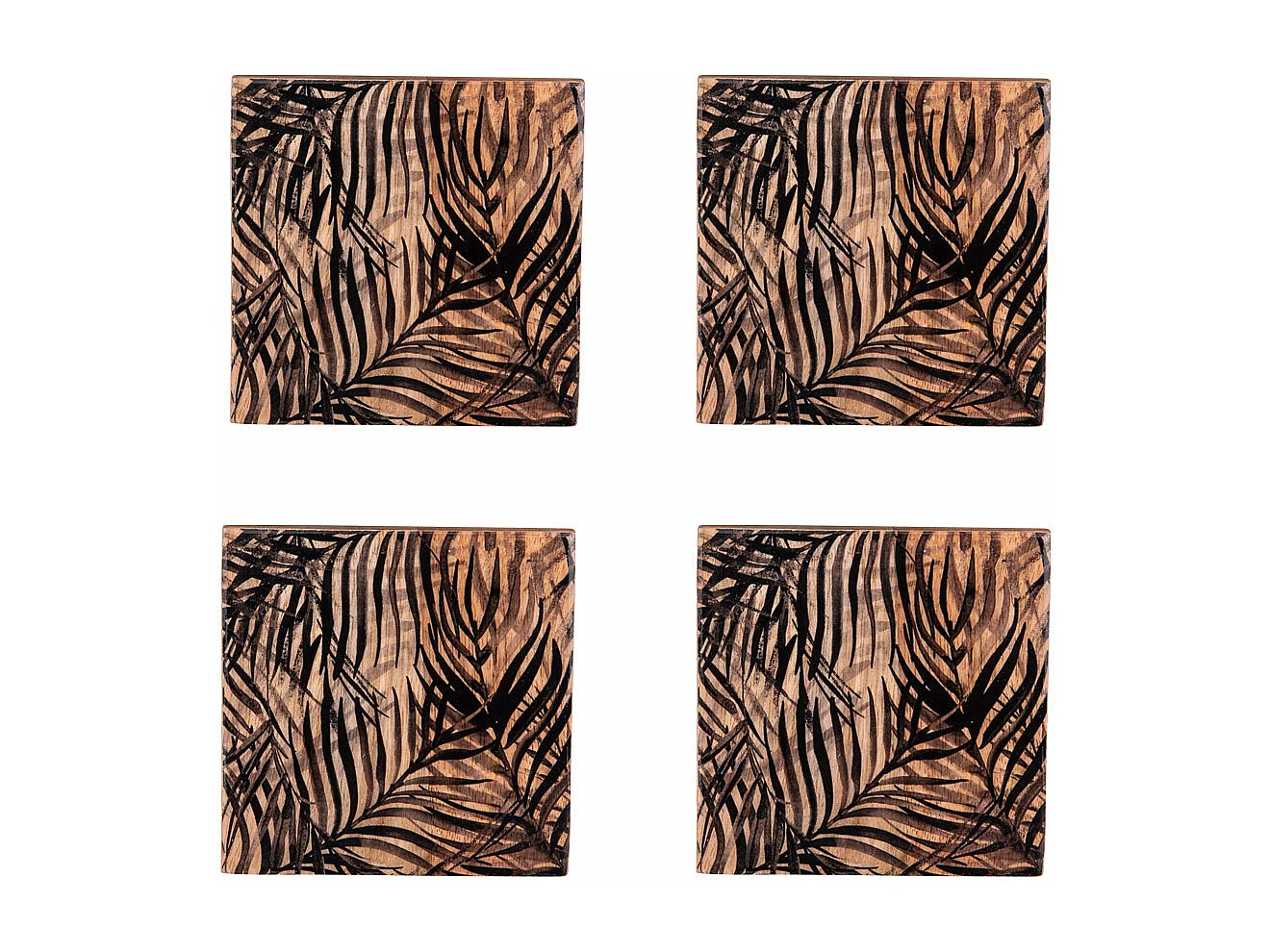 Set de 4 dessous de verre Phoenix 10cm