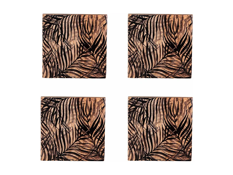 Set de 4 dessous de verre Phoenix 10cm