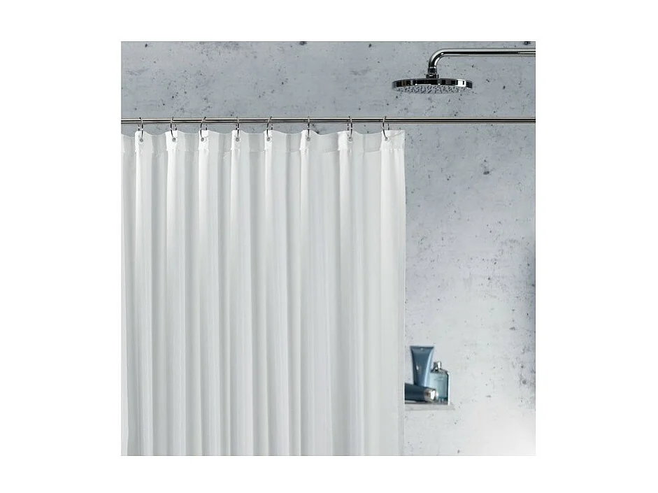Barre tringle pour rideau de douche ou baignoire extensible à  fixer en Inox SLIM 125-220cm Chromé Spirella
