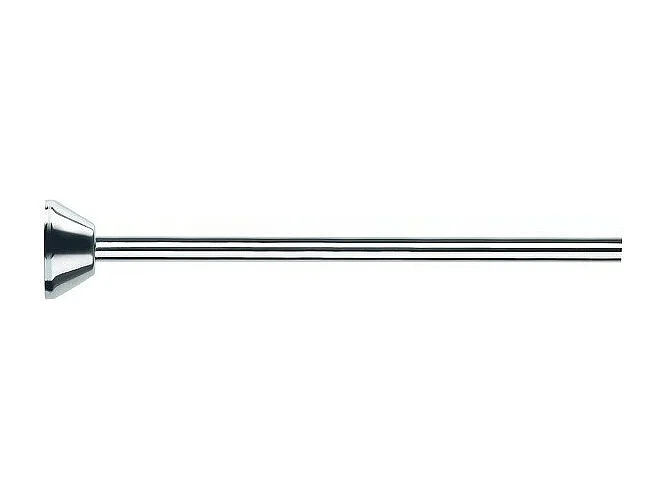 Barre tringle pour rideau de douche ou baignoire extensible à  fixer en Inox SLIM 125-220cm Chromé Spirella