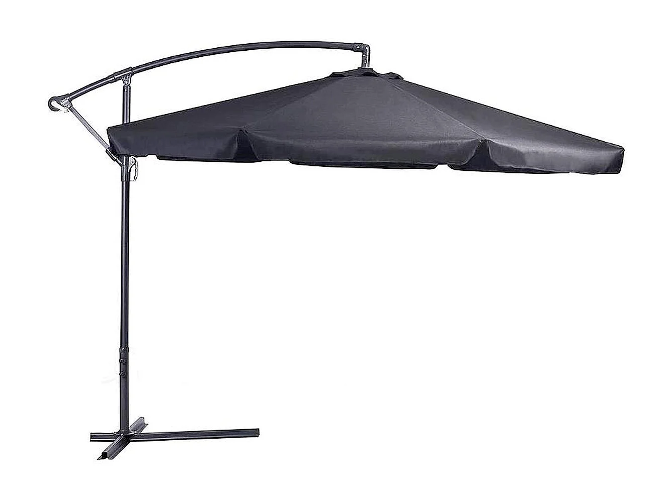 Guarda-chuva retráctil 3x3 para o exterior Braço rotativo de 360°, Fendas de ventilação resistentes aos raios UV e anti-alça em aço inoxidável.