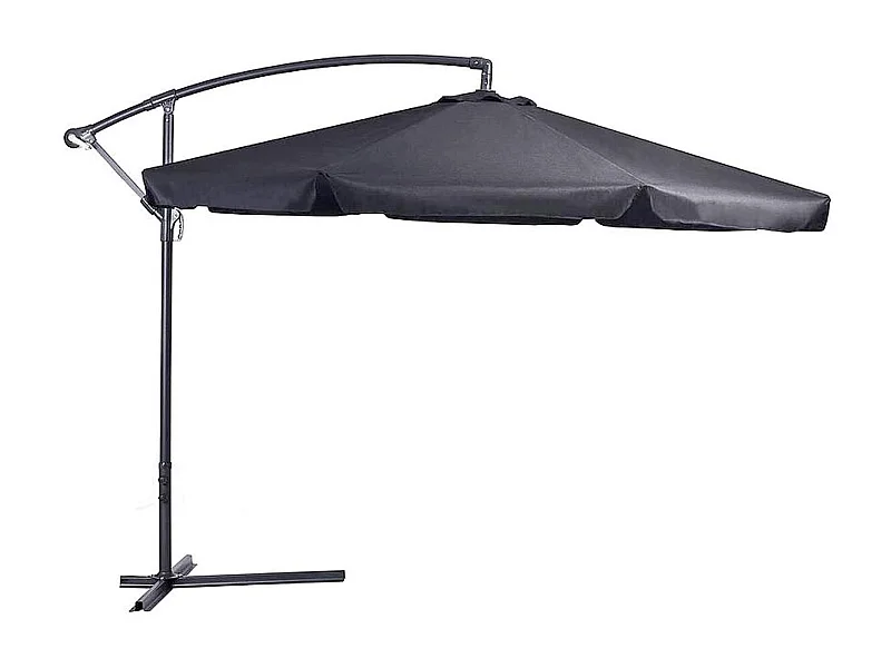 Guarda-chuva retráctil 3x3 para o exterior Braço rotativo de 360°, Fendas de ventilação resistentes aos raios UV e anti-alça em aço inoxidável.