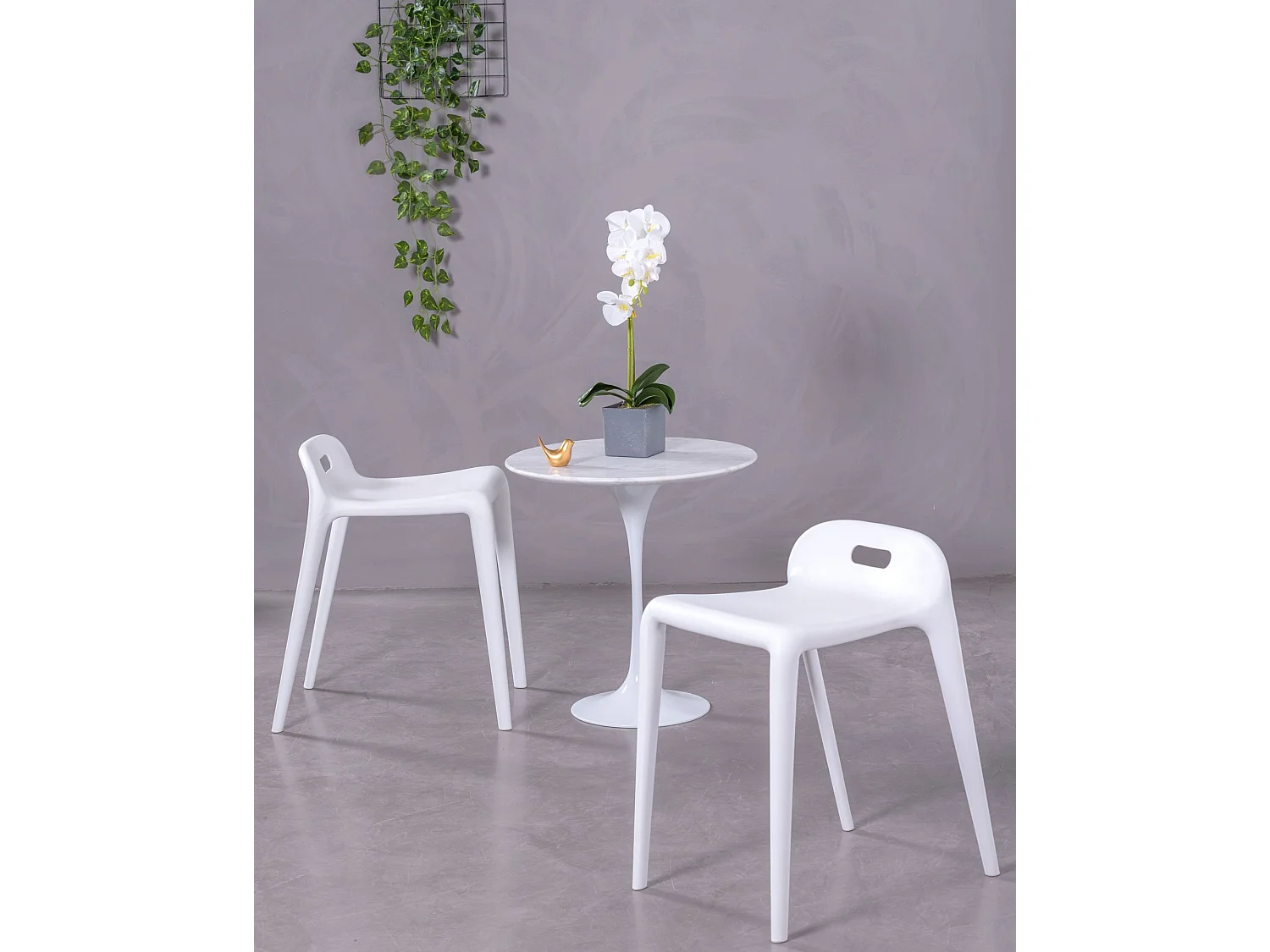 Banqueta baixa - Didi - Branco