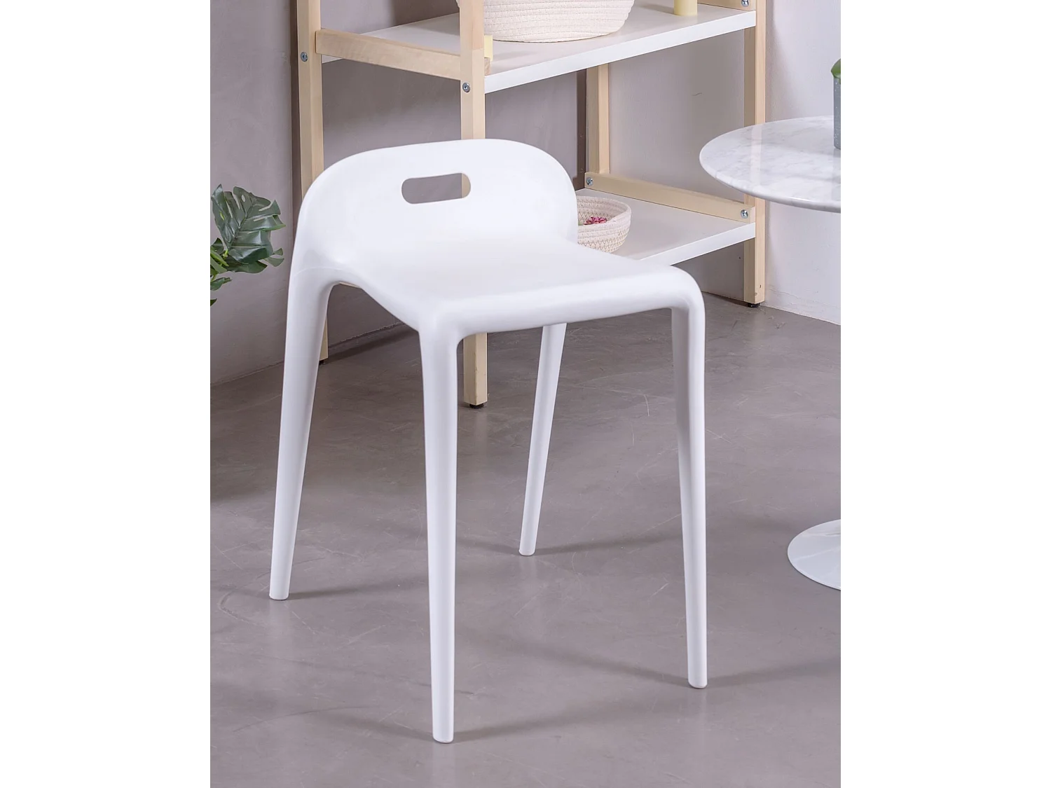 Banqueta baixa - Didi - Branco