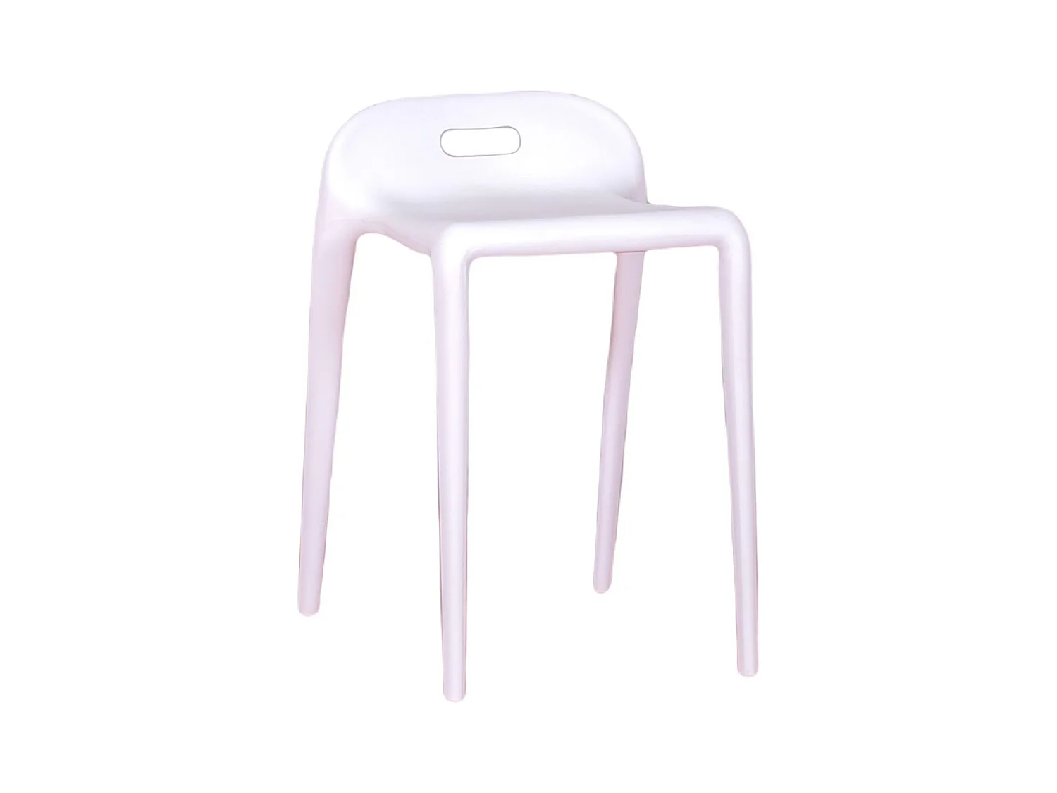 Tabouret bas - Didi - Blanc