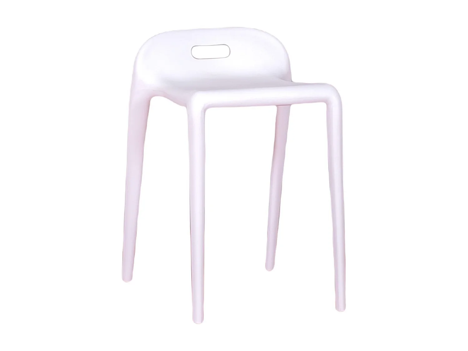 Tabouret bas - Didi - Blanc