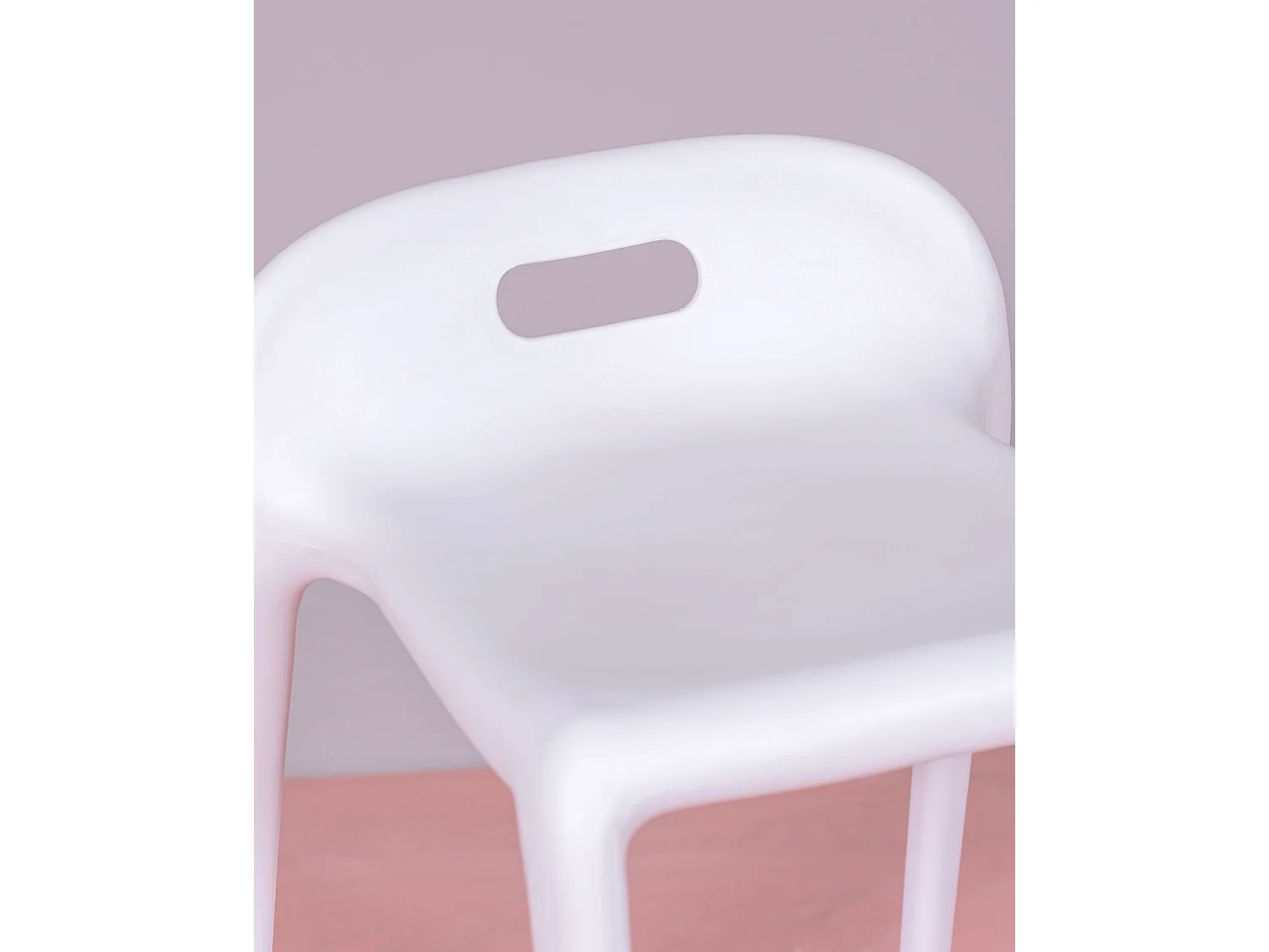 Tabouret bas - Didi - Blanc