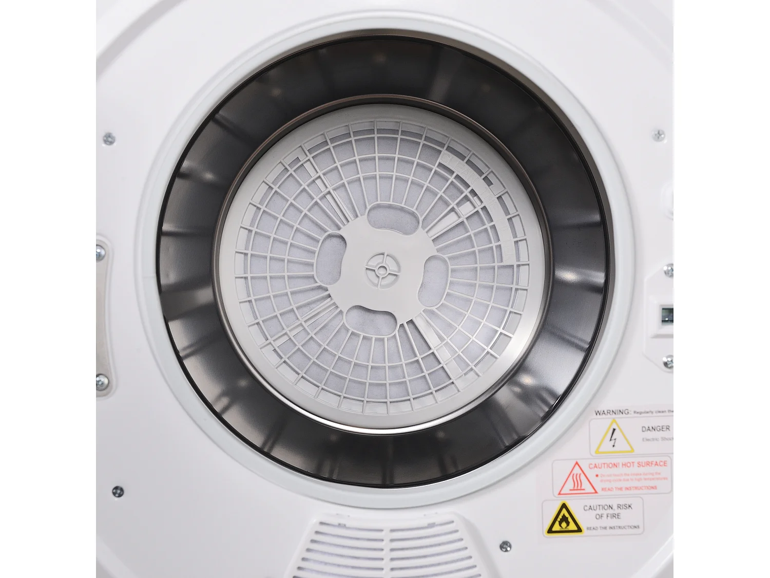 Mini sèche-linge, 2,5 kg, peut être fixé au mur, double filtres, chauffage en céramique PTC - Blanc