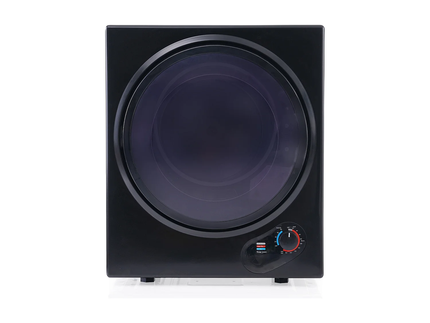 Mini sèche-linge, 2,5 kg, peut être fixé au mur, double filtres, chauffage en céramique PTC - Noir