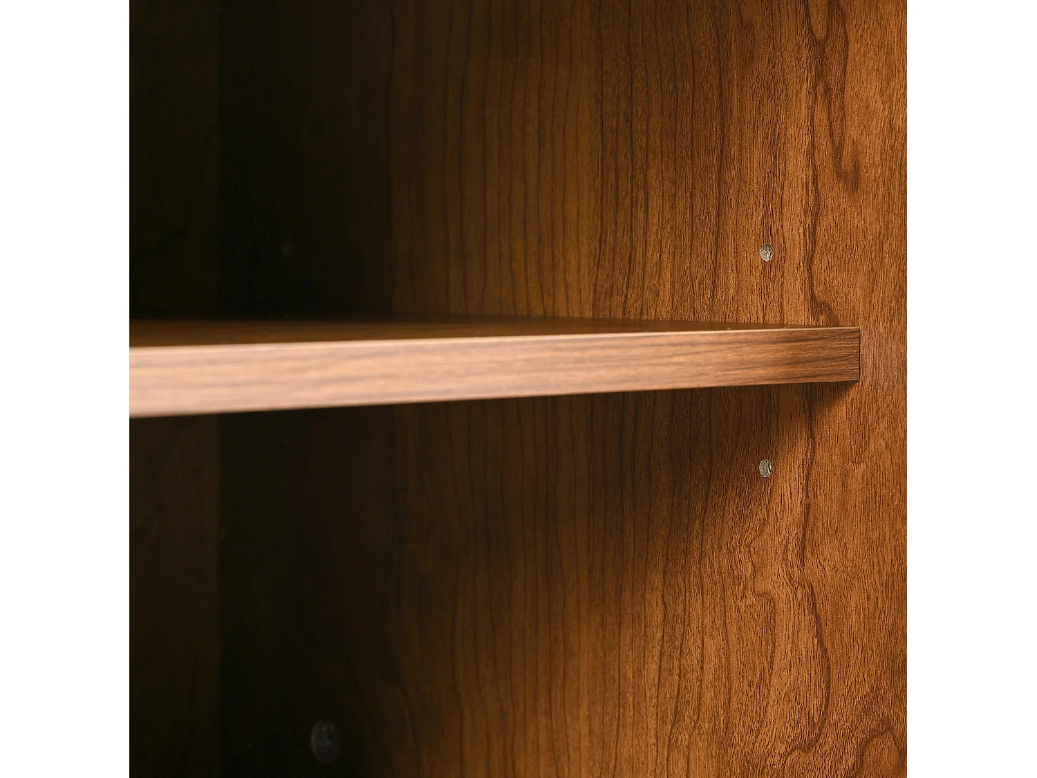 Meuble à chaussures 104x40x48 cm en Rotin avec portes et étagères réglables - naturel