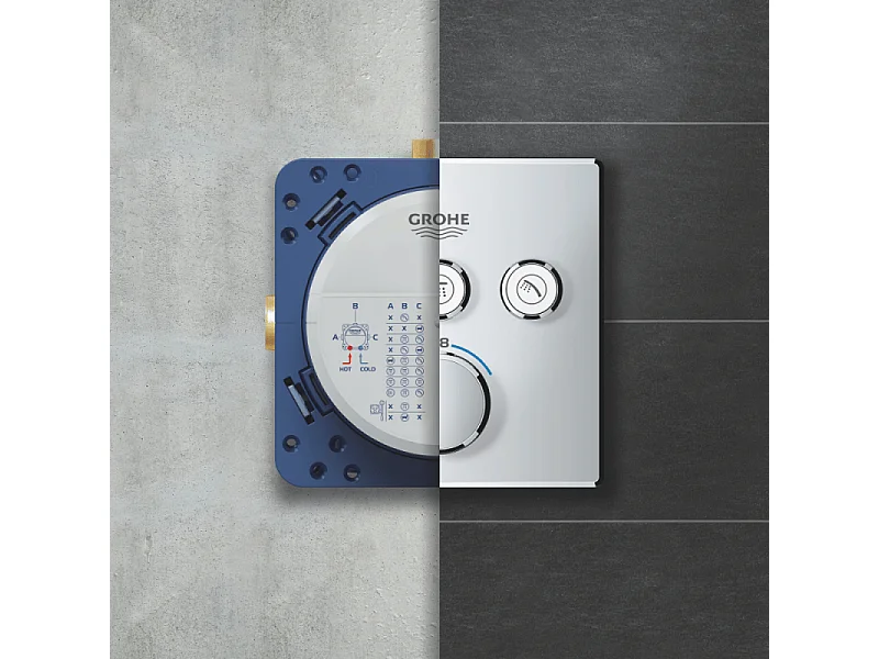 GROHE - Corps d'encastrement universel Rapido Smartbox 1/2