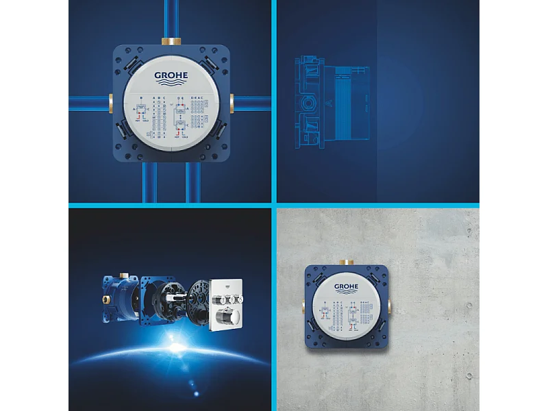 GROHE - Corps d'encastrement universel Rapido Smartbox 1/2