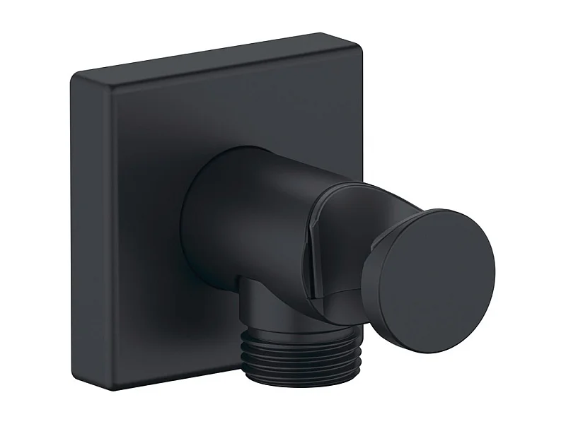 Coude de raccordement carré DURAVIT Universal noir mat