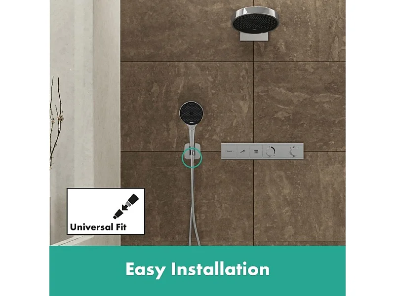 Soporte para cabezal de ducha con conexión HANSGROHE Fixfit Q cromado