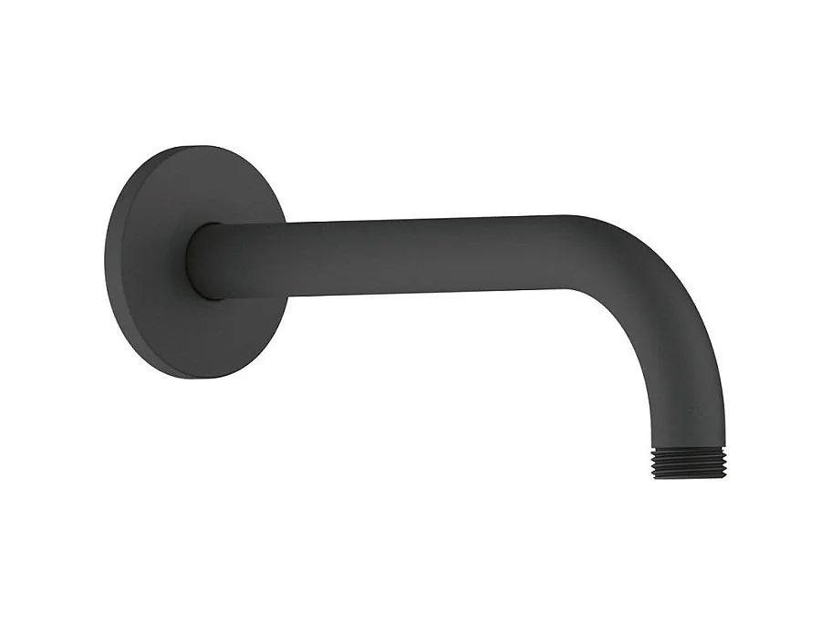 Bras de douche mural DURAVIT Universal 21 cm noir mat