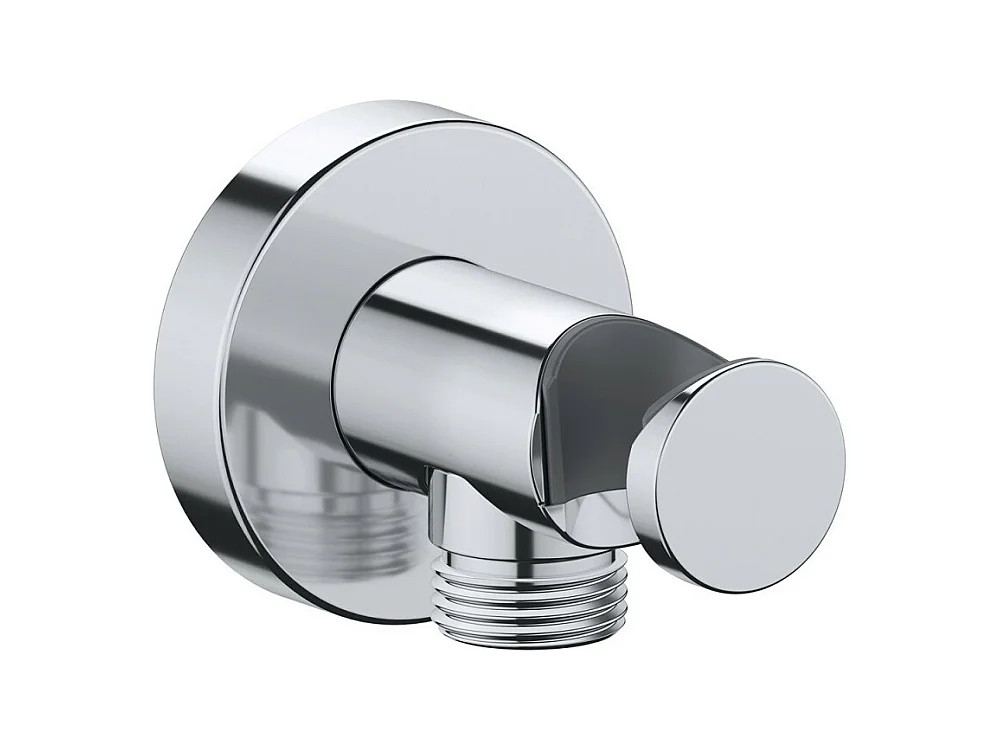 Coude de raccordement rond DURAVIT Universal chromé