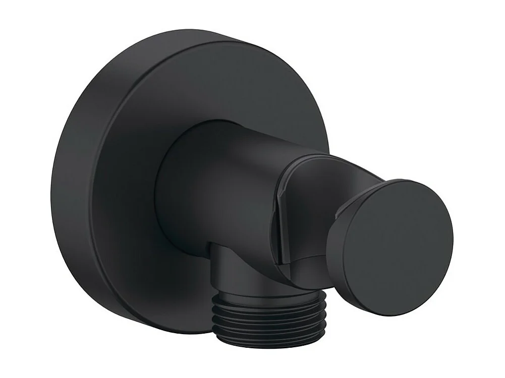 Coude de raccordement rond DURAVIT Universal noir mat