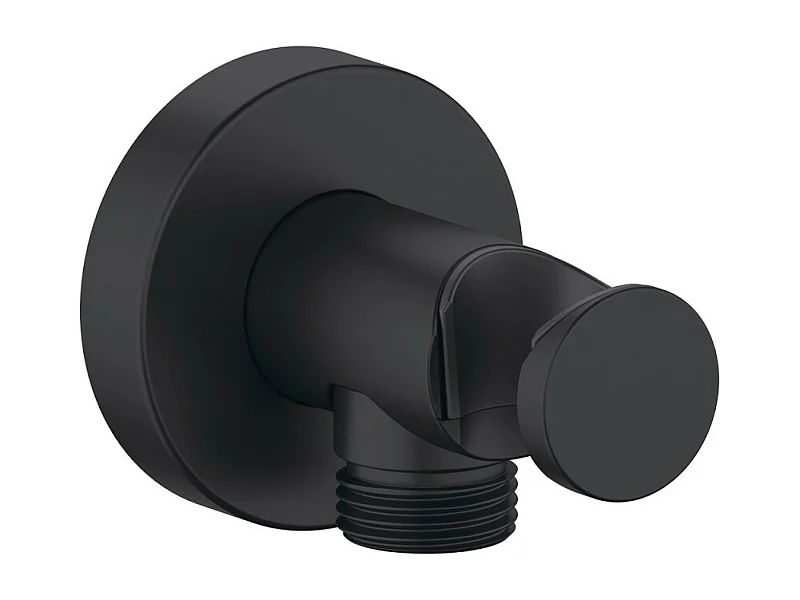 Coude de raccordement rond DURAVIT Universal noir mat