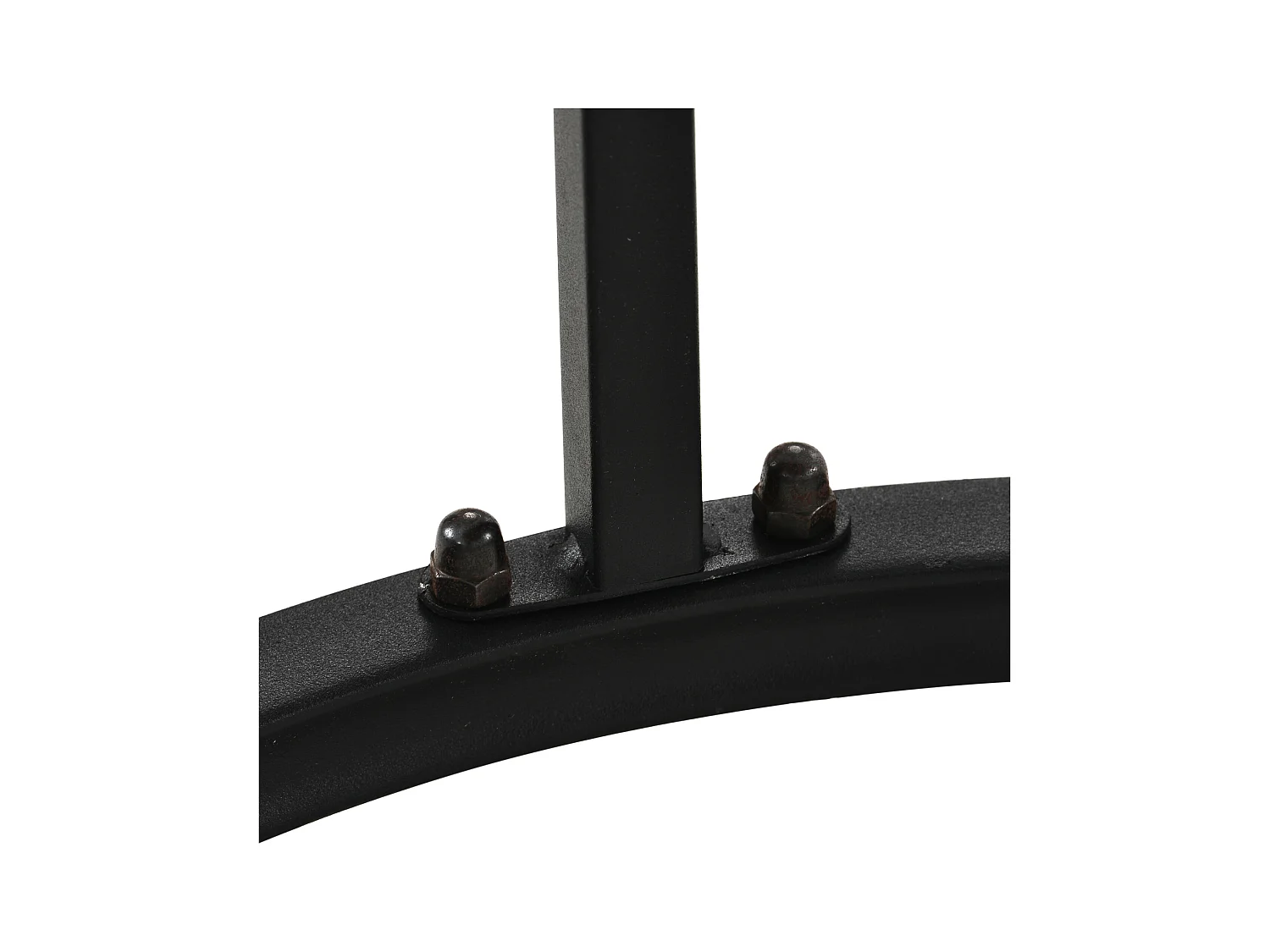 2er-Set Couchtische – Eichenholzplatte – Runder Couchtisch mit Metallgestell