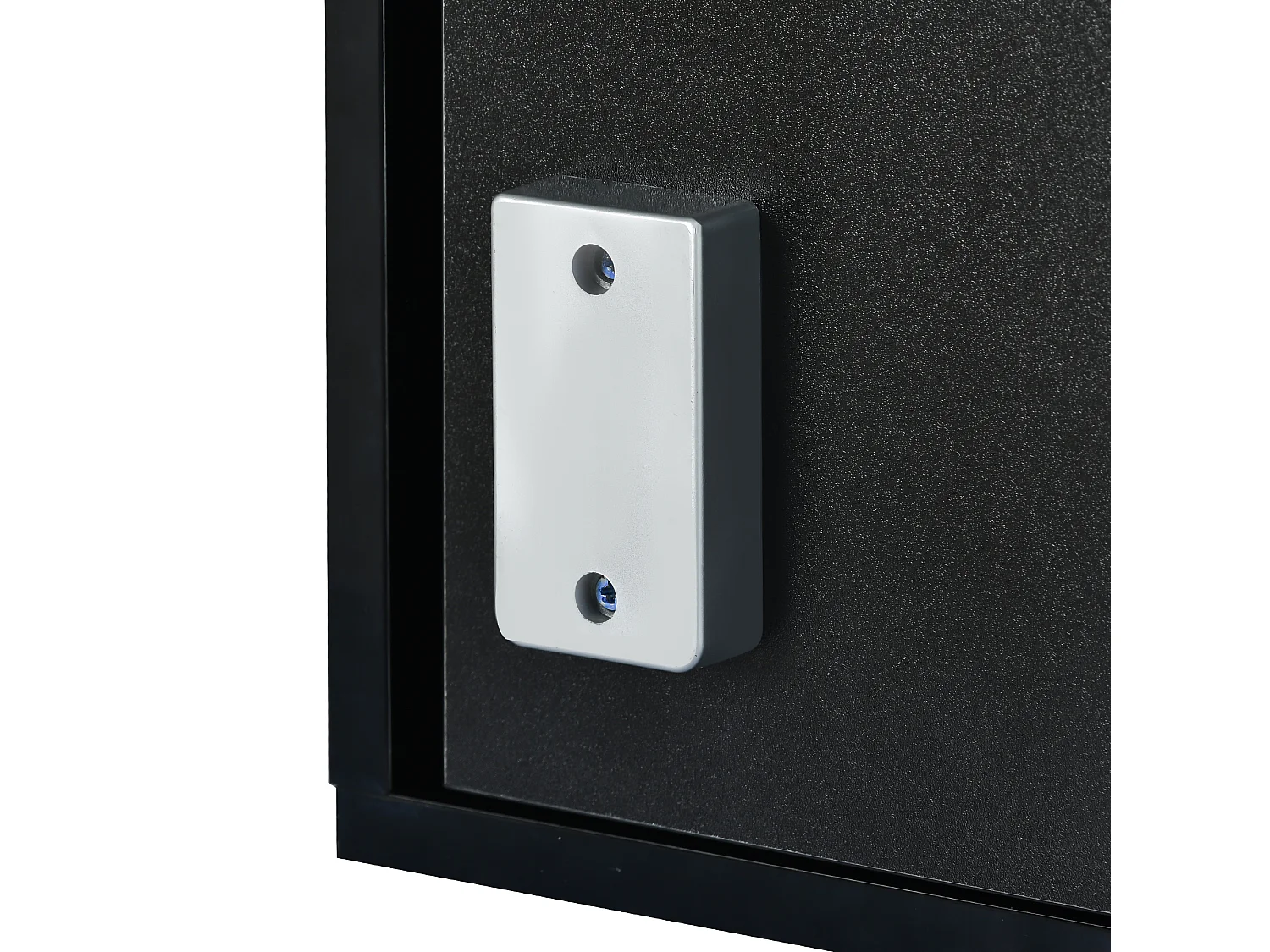 Table basse fixe 73x60x34 cm avec LED et télécommande Compartiment rétractable - Noir