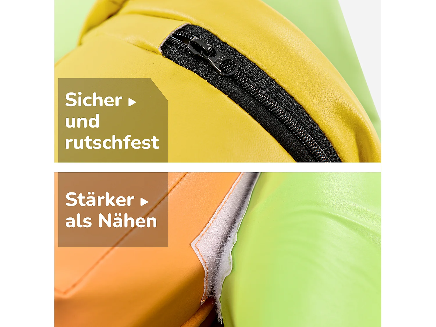 Aire de Jeux Blocs de Construction Géants Souples en Mousse - Colorés et Jaune