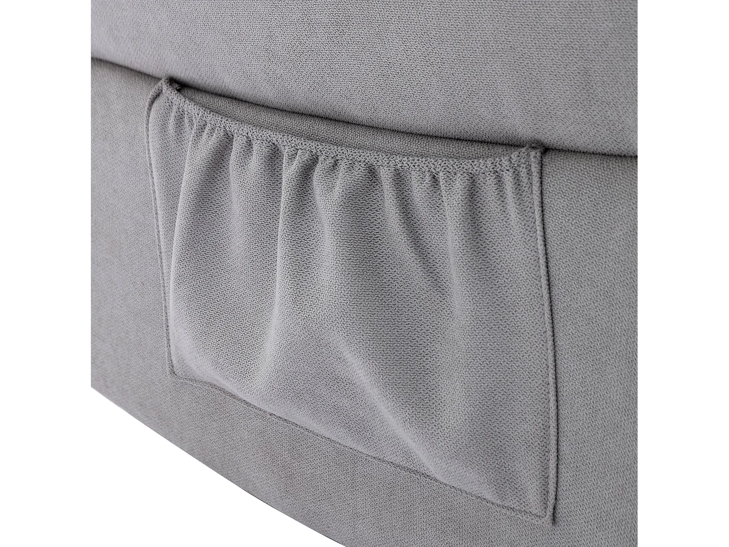 Fauteuil simple Fauteuil TV pour Salon - Chaise Longue en Cuir PU avec Repose-Pieds - Gris XXL