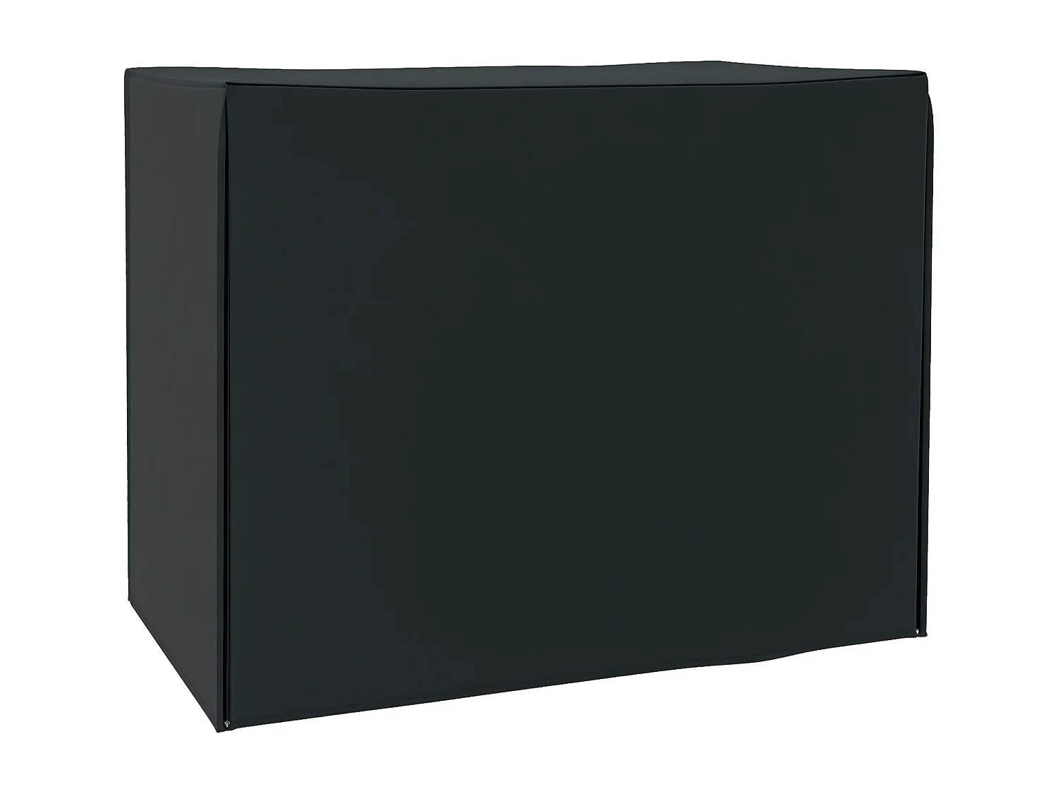 Housse de protection balancelle de jardin 3 places - imperméable, anti-UV, zip - dim. 2,20L x 1,25l x 1,72H m - noir